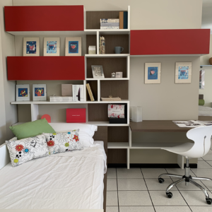 DIELLE VIP - Letto XBED 80 con zona studio - immagine 2