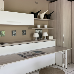 CLEVER - Letti salvaspazio mod. SHIN e mod. MIU con scrivania - immagine 2